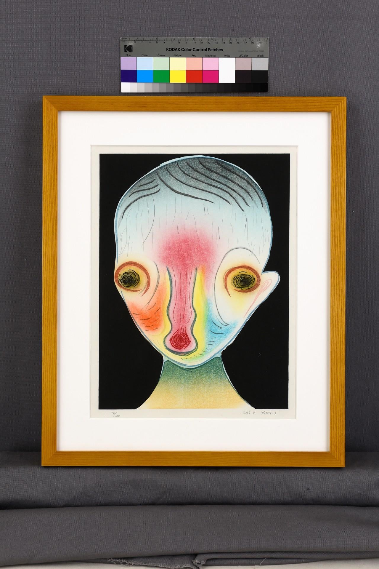Untitled II. Woodcut print by Izumi Kato Limited Edition of 120 signed numbered For Sale 1