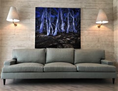 J260 Grande paire d'appliques en laiton rustique vieilli et en métal belge cousu Stitch by Stitch by Wende Reid