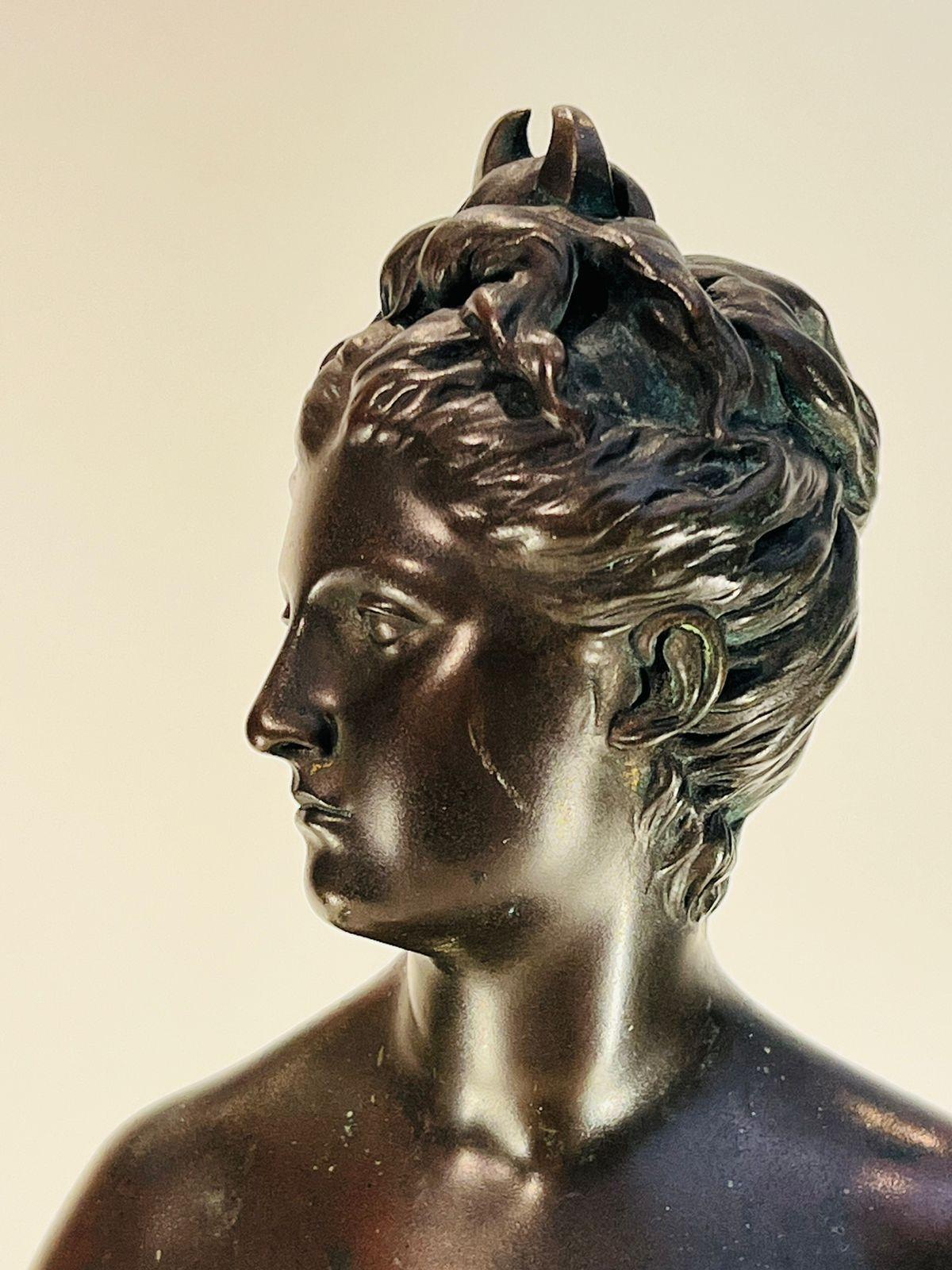 Incredible J A Houdon bronze 1790 representing 