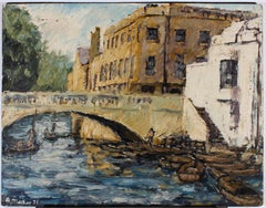 J. A. Mackay - 1971 Oil, Town Bridge