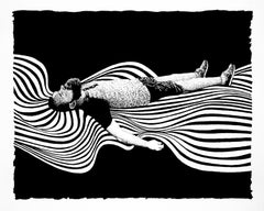 "Float" (2020) di J. Adams McGalliard, disegno originale a inchiostro