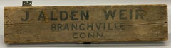 J. Alden Weir Hand Made Studio Sign Branchville Connecticut