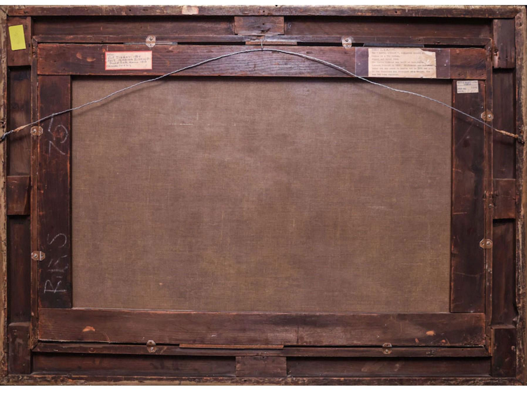 Le navire à trois mâts - Réalisme Painting par J. & F. Tudgay