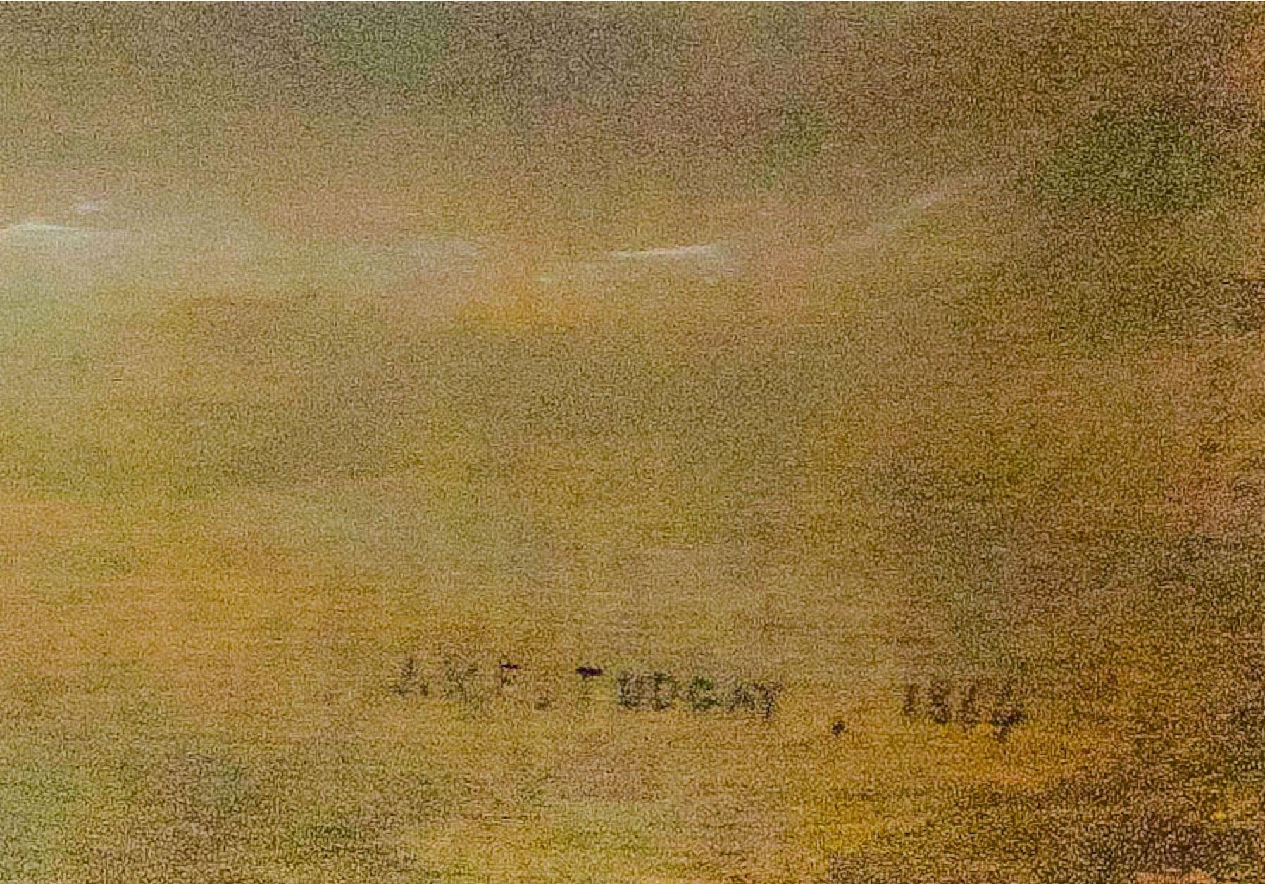 Le navire à trois mâts - Beige Landscape Painting par J. & F. Tudgay
