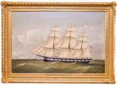 Antique The Three-masted Ship