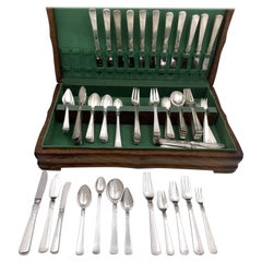 Dänisches 156-teiliges Besteckset aus Sterlingsilber von J. Andersen, Mid-Century Modern