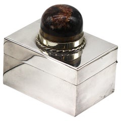 J. Anthony Redmile Derbyshire Spar Mtd. Caja de chapa de plata
