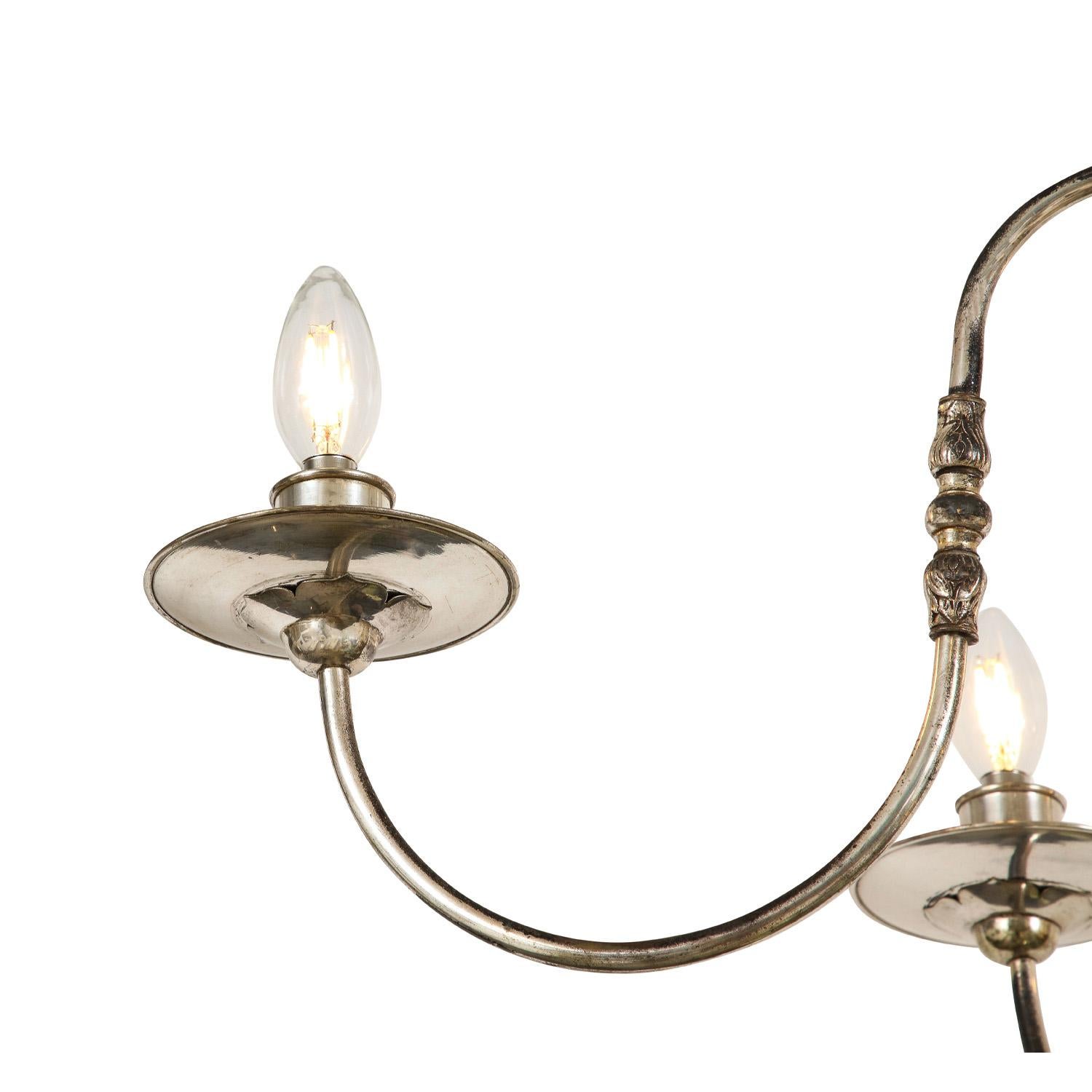 English J. Anthony Redmile Rare Chandelier with Mounted Ostrich Eggs 1970s 'Signed' For Sale