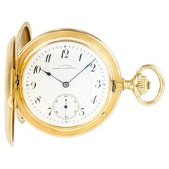 Antique J. Assmann Glashutte Fine Keyless Lever Full Hunter Pocket Watch, circa 1900