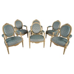 J.-B. III Lelarge, juego de seis sillones «cabriolet», Francia, hacia 1780