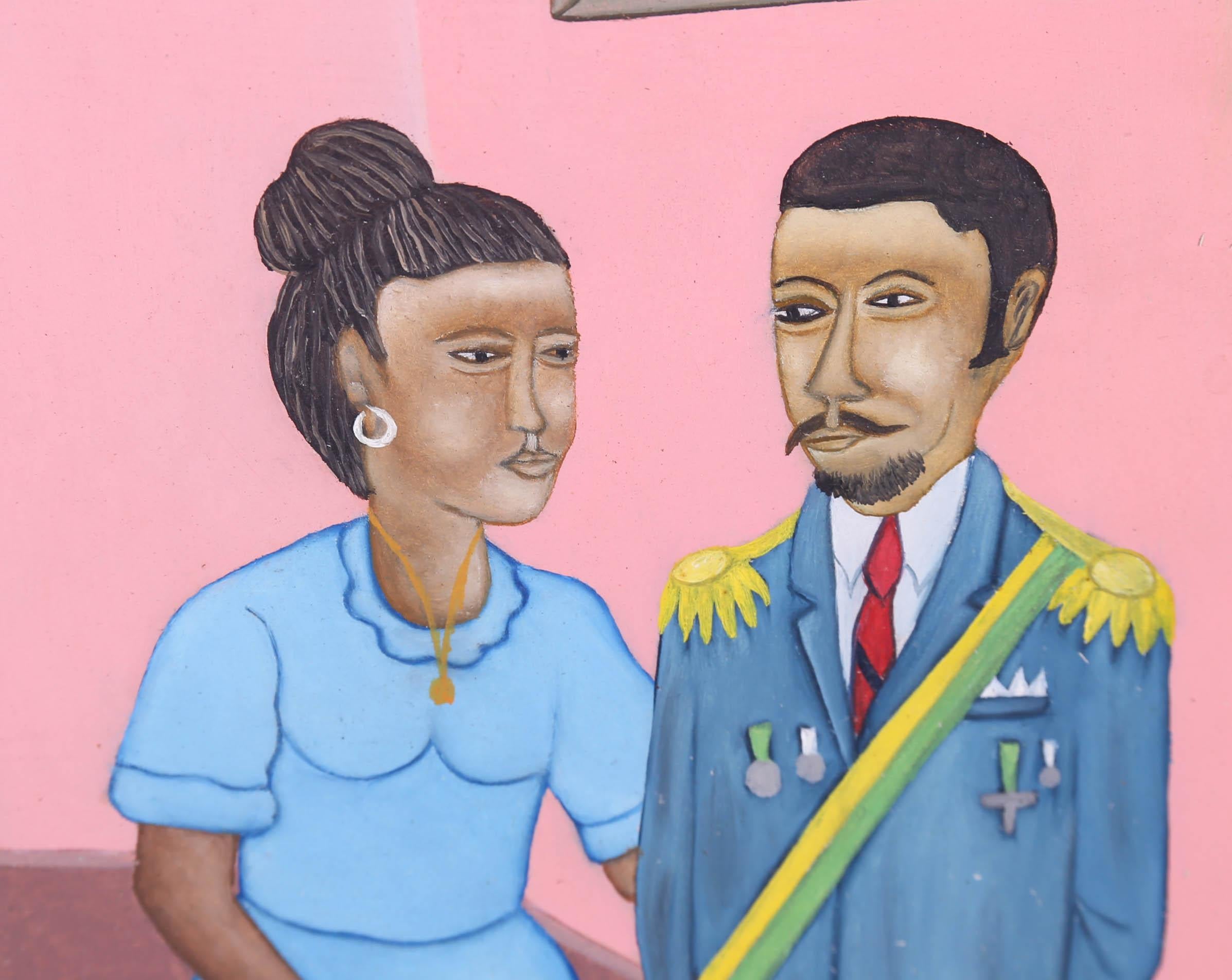 J. Belizaire - Huile, Salon des confrences, Hati, 1982 4