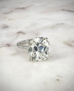 J. Birnbach 10.38 carat GIA Certified Cushion in Platinum Solitaire