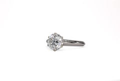 J. Birnbach 1.76 Carat D Internally Flawless Round Brilliant Diamond Solitaire