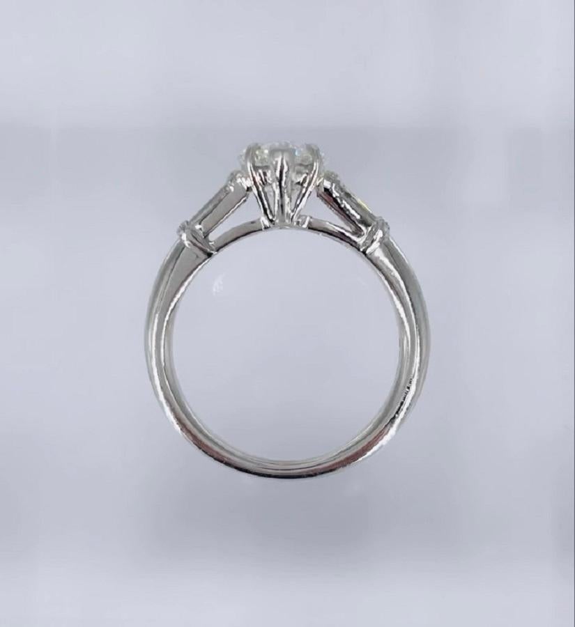 Women's J. Birnbach 2.07 carat GIA Marquise Cut Diamond Engagement Ring  For Sale