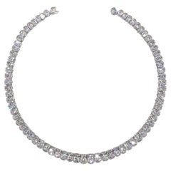 J. Birnbach 65,01 Karat Ashoka Style Diamanten Riviera Halskette
