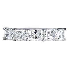 J. Birnbach East-West 2.53 Carat Total Weight Radiant Cut Diamond Ring