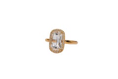 J. Birnbach GIA 1.50 Carat D VS2 Elongated Cushion Cut Diamond Halo Solitaire