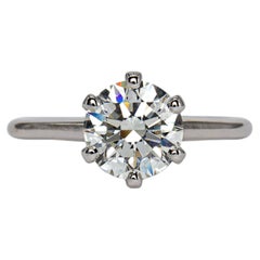 J. Birnbach GIA 1.65ct H Internally Flawless Round Brilliant Diamond Solitaire