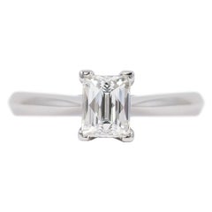 J. Birnbach GIA Certified 0.80 Carat Tycoon Cut Solitaire Diamond Ring