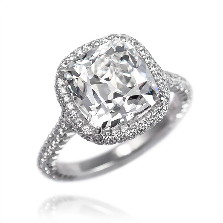 4.27 carat diamond ring