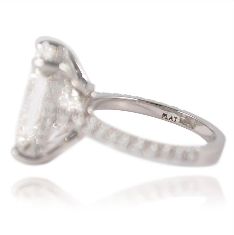 J. Birnbach GIA Certified 9.28 Carat Radiant Cut Diamond Ring 1