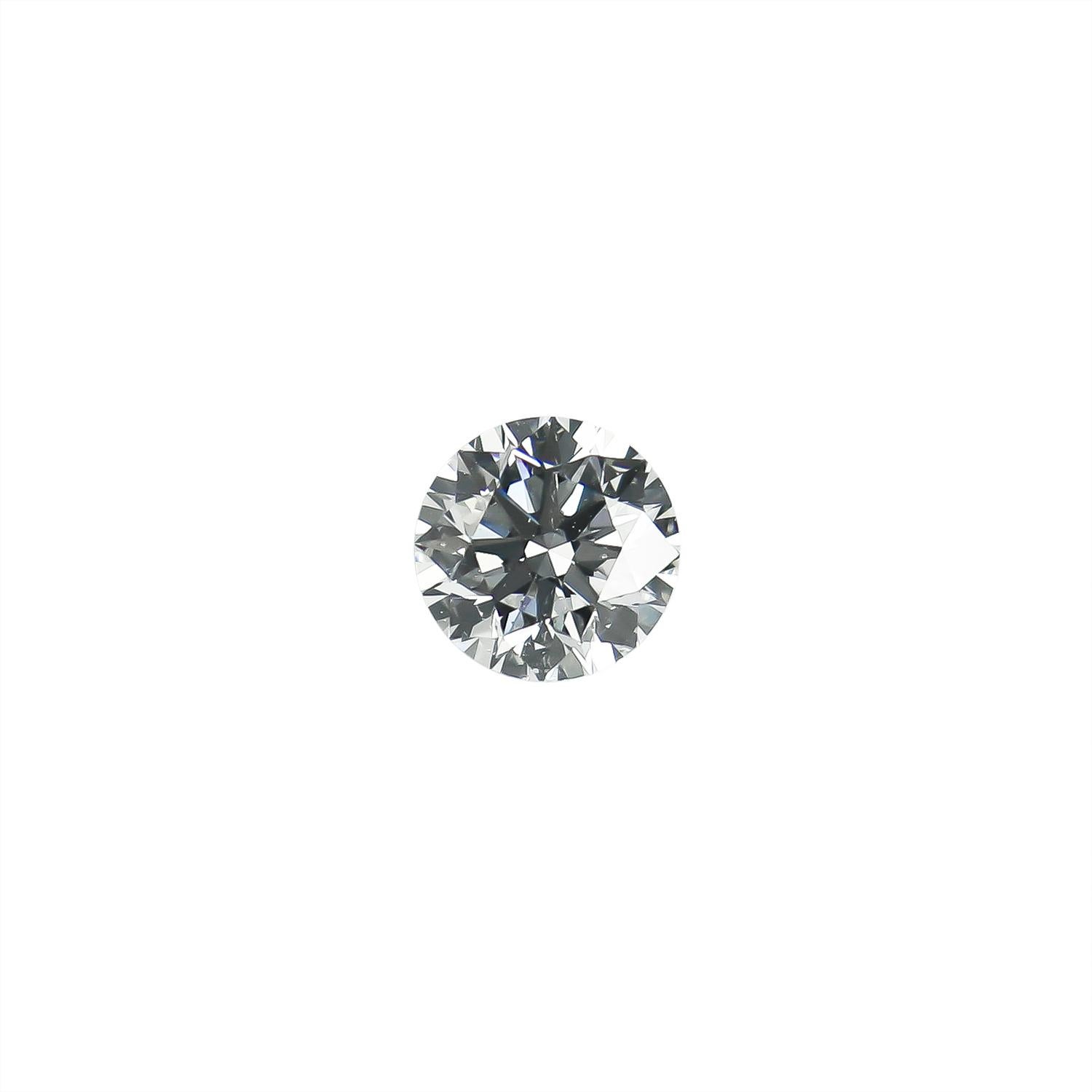 This beautifully fashioned stone from the J. Birnbach vault is a 3.25 carat round brilliant cut diamond of D color and SI1 clarity as described by GIA grading report #1119634027. This stone's coveted color and clarity combination is further enhanced