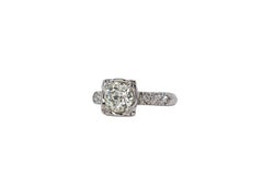 J. Birnbach Vintage Style 0.75 Carat J SI1 Old European Cut Diamond Solitaire