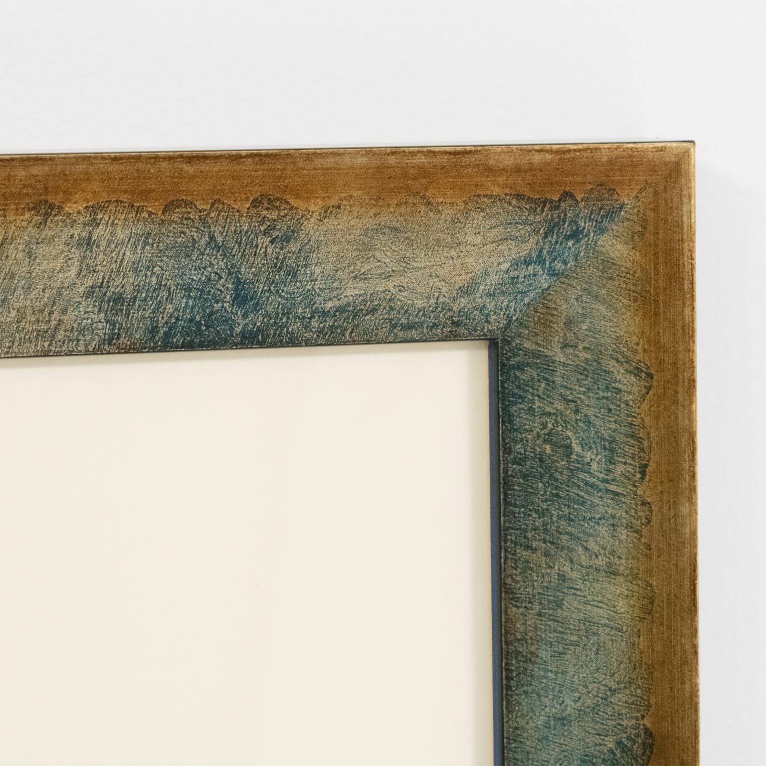 Mid-Century-Modern Still-Leben Exotische Fische Gouache-Gemälde von J. Blot im Angebot 9