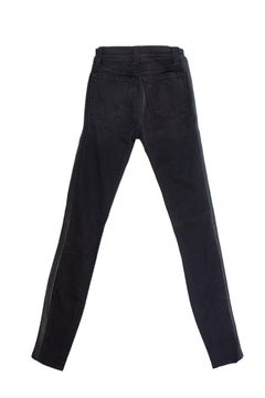 J Brand, Black jeans with leather trimming