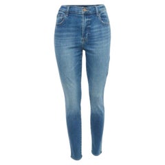 J Brand Blue Washed Denim Skinny Jeans M Waist 29"