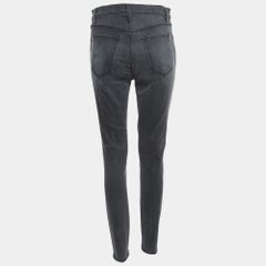J Brand Grey Washed Denim Skinny Jeans M Waist 29"