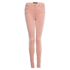 J Brand, pink skinny jeans with stretch