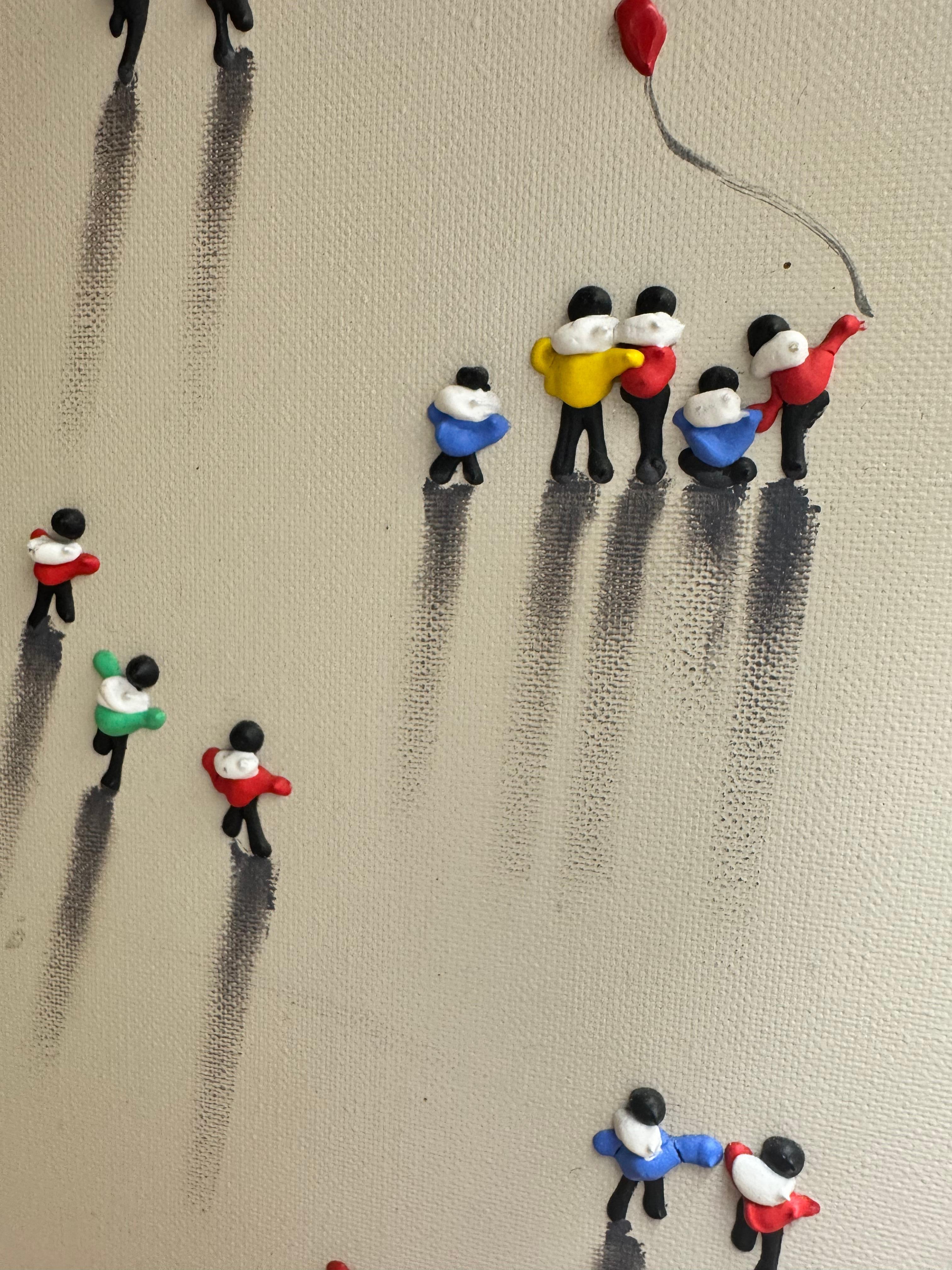 Family Time at the Coast - Painting by J. C. Morey