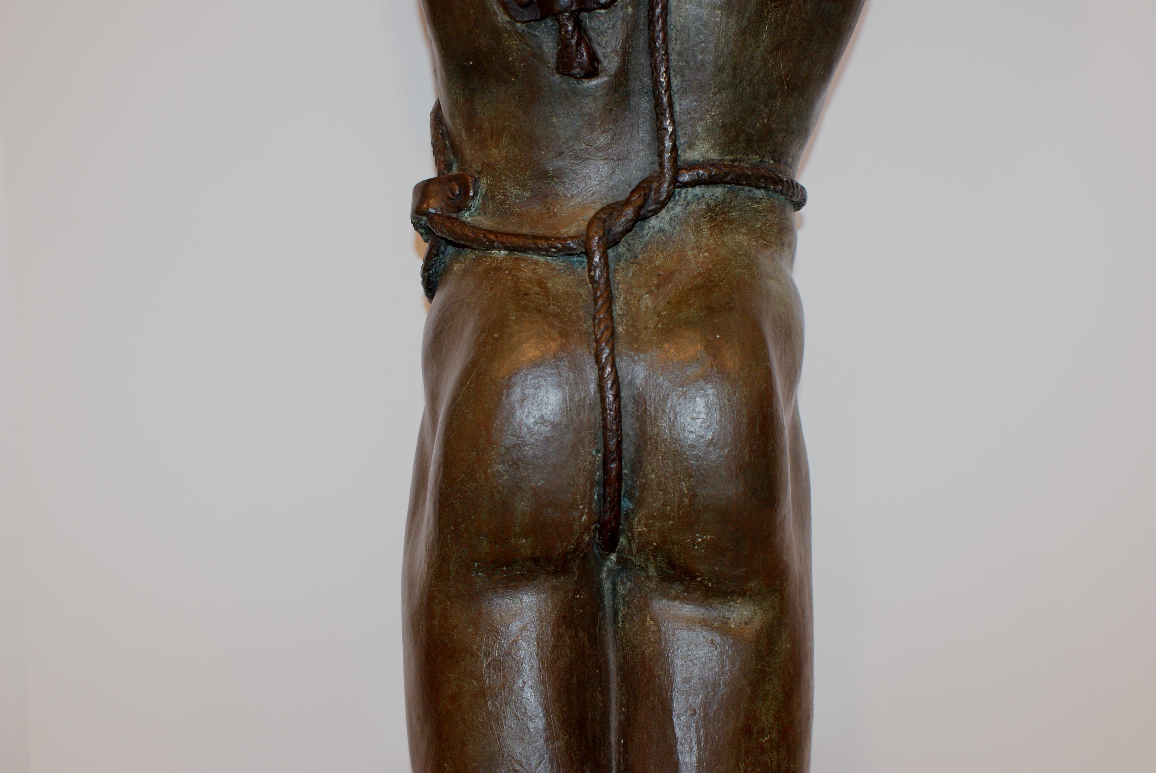 J. Casamayor. 33  Torso de hombre.. escultura original de bronce 7/7 en venta 6