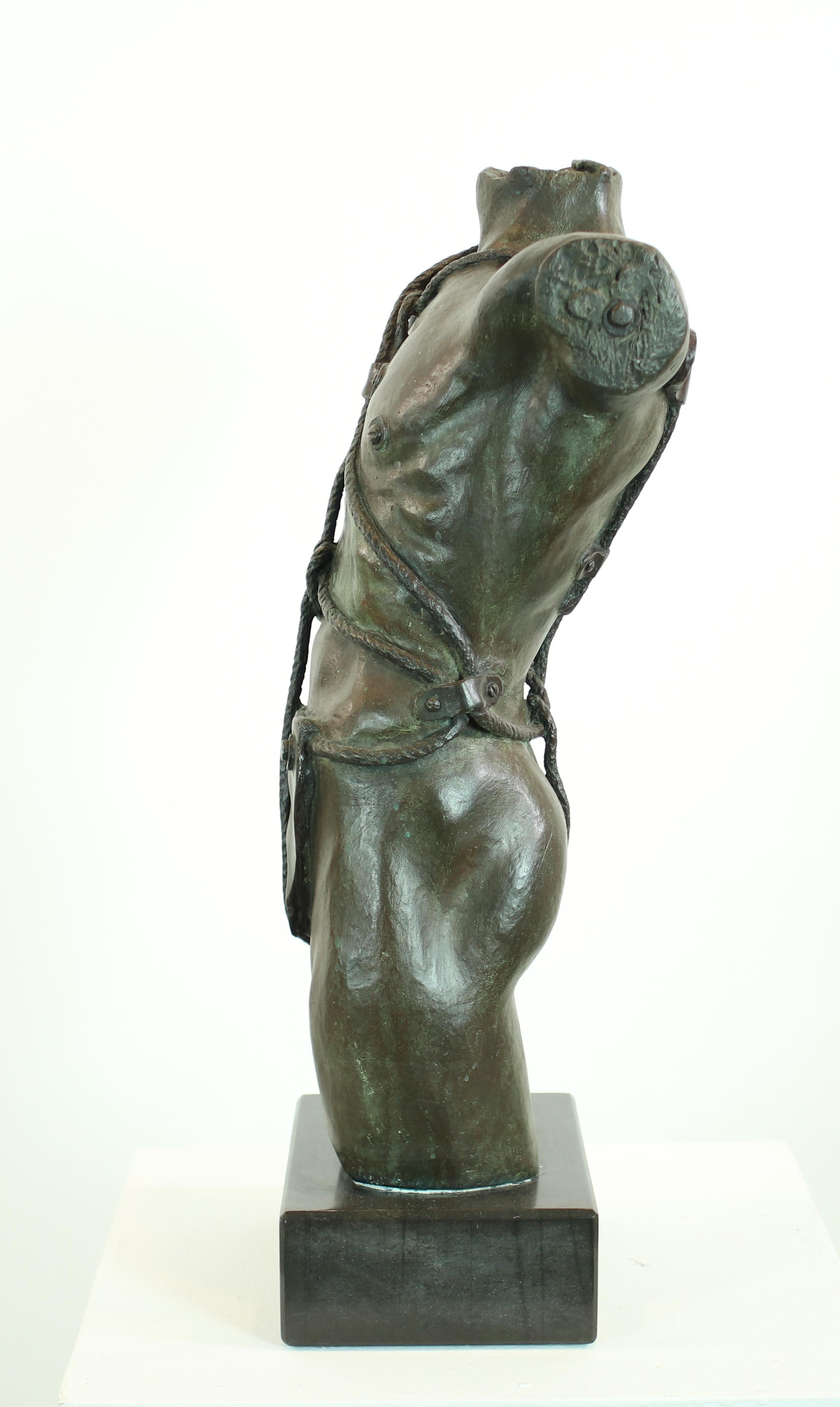 J. Casamayor. 76 Man's torso.. original bronze 7/7 sculpture For Sale 12