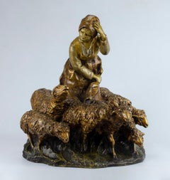 J. Chaleignon Bronze Sculpture