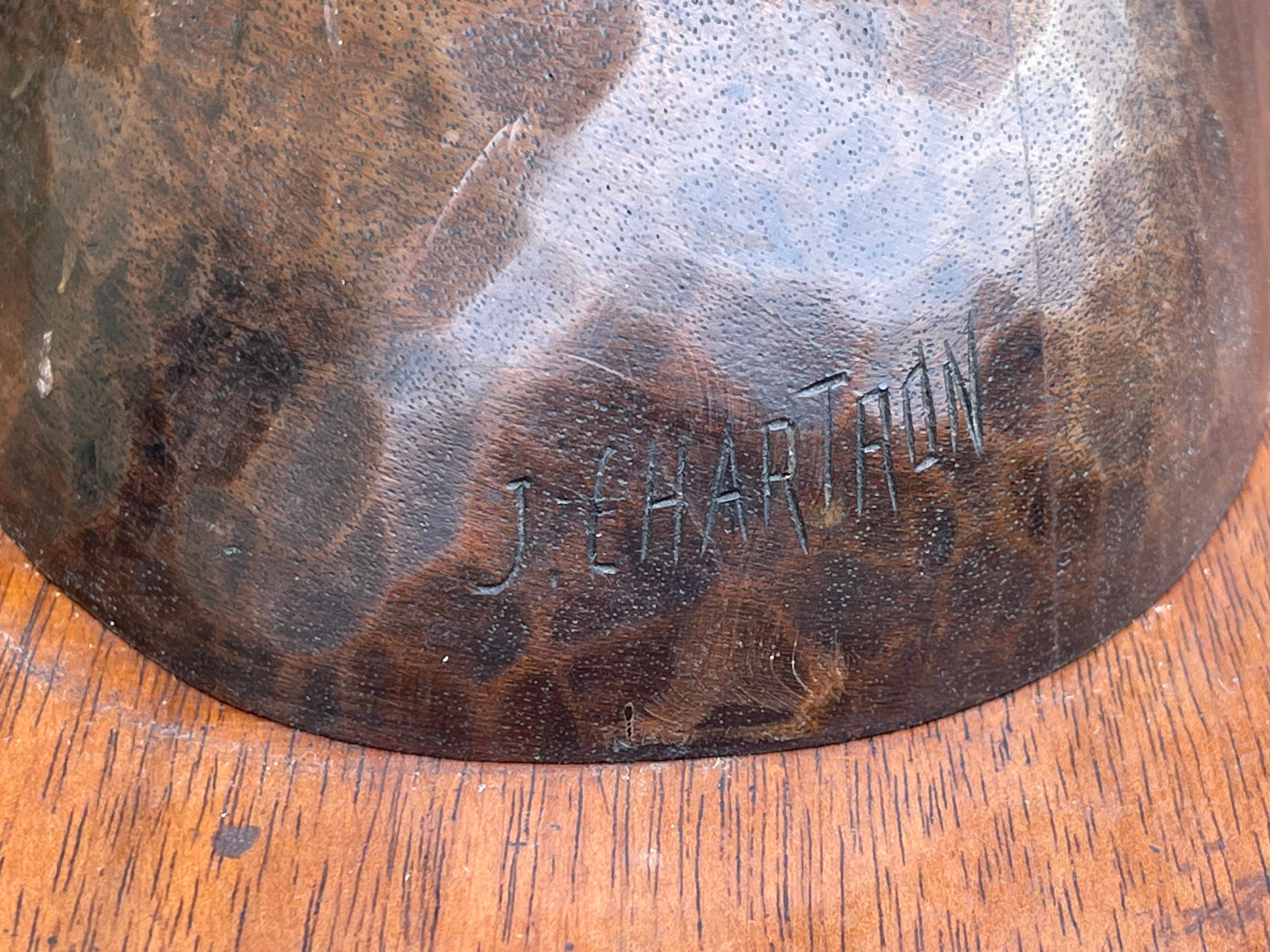 J. Chartron - Bust Of Dante For Sale 5