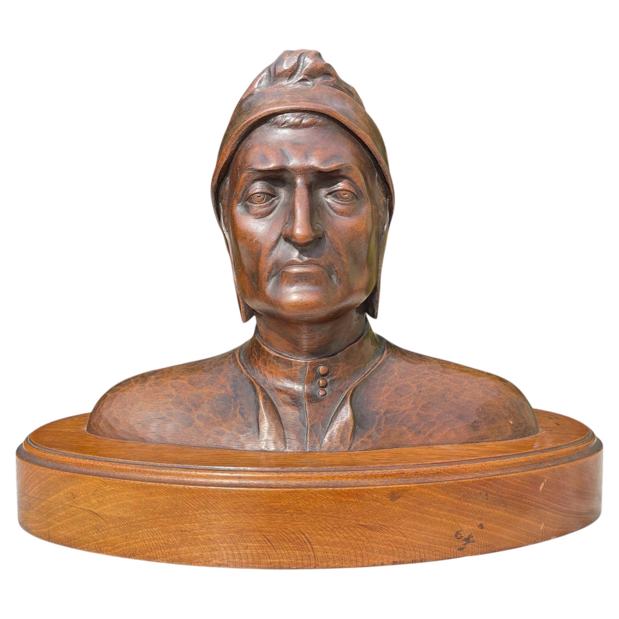 J. Chartron - Bust Of Dante For Sale