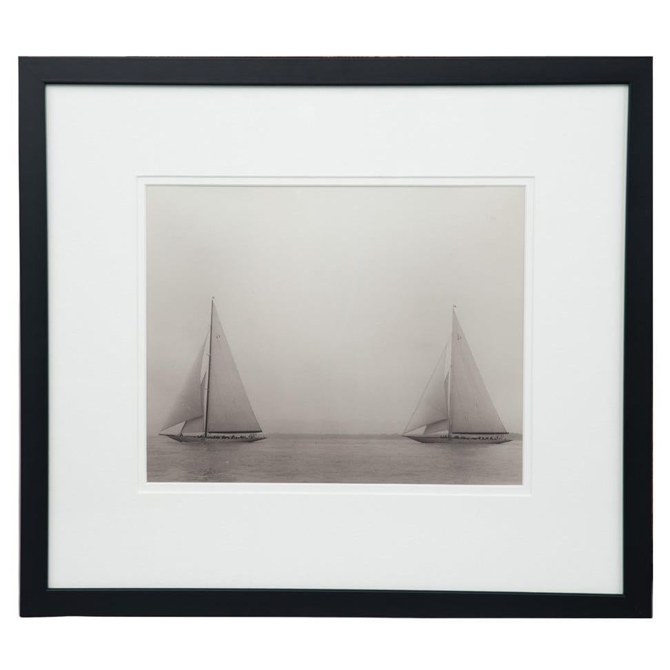 J class K3 (shamrock) and k2 racing in light airs by Kirk and sons