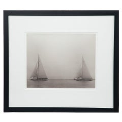 J class K3 (shamrock) and k2 racing in light airs by Kirk and sons