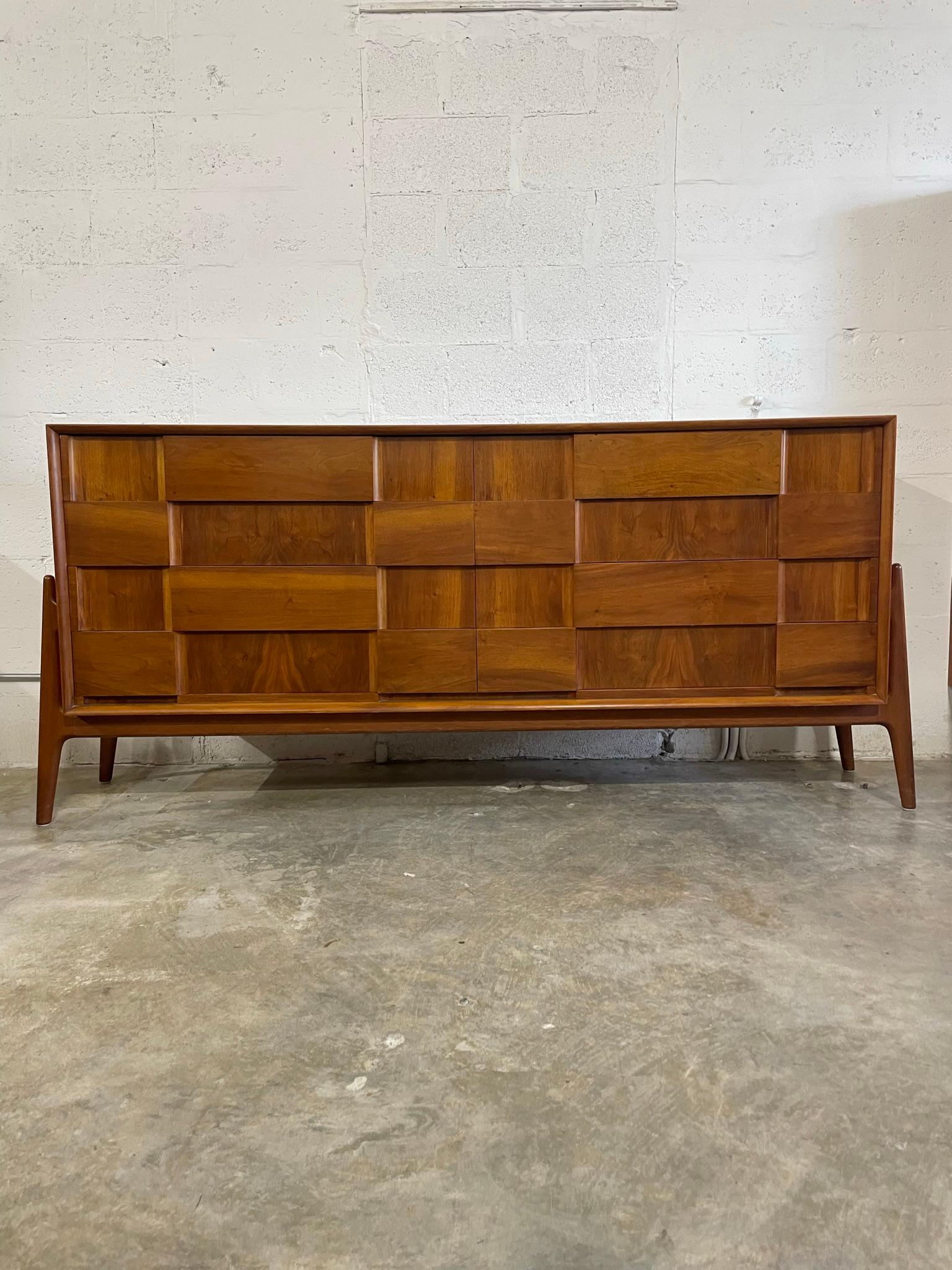 Wood J Clausen for Brande Mobelfabrik Danish Modern Dresser