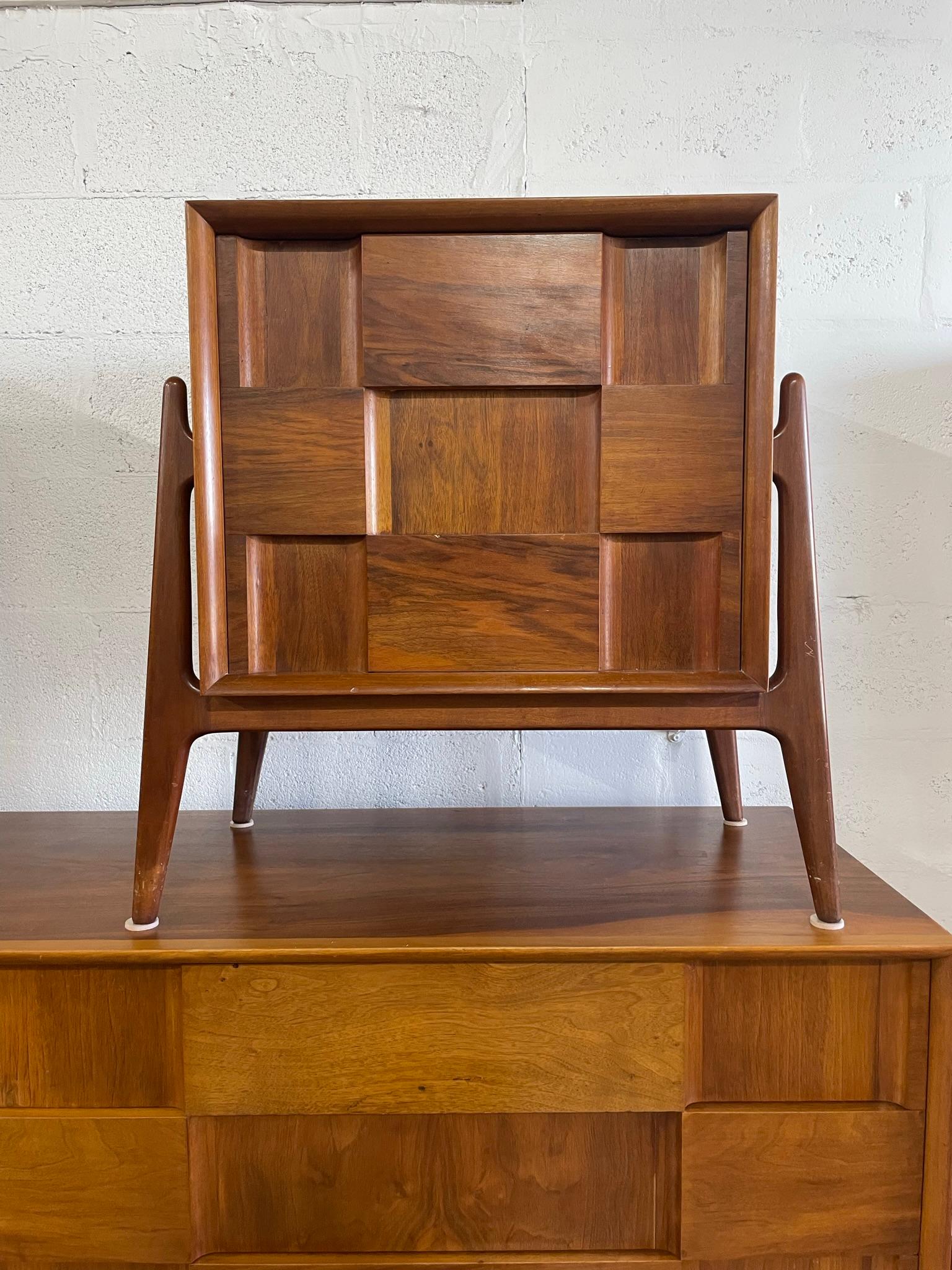 Mid-Century Modern J Clausen for Brande Mobelfabrik Nightstands, a Pair