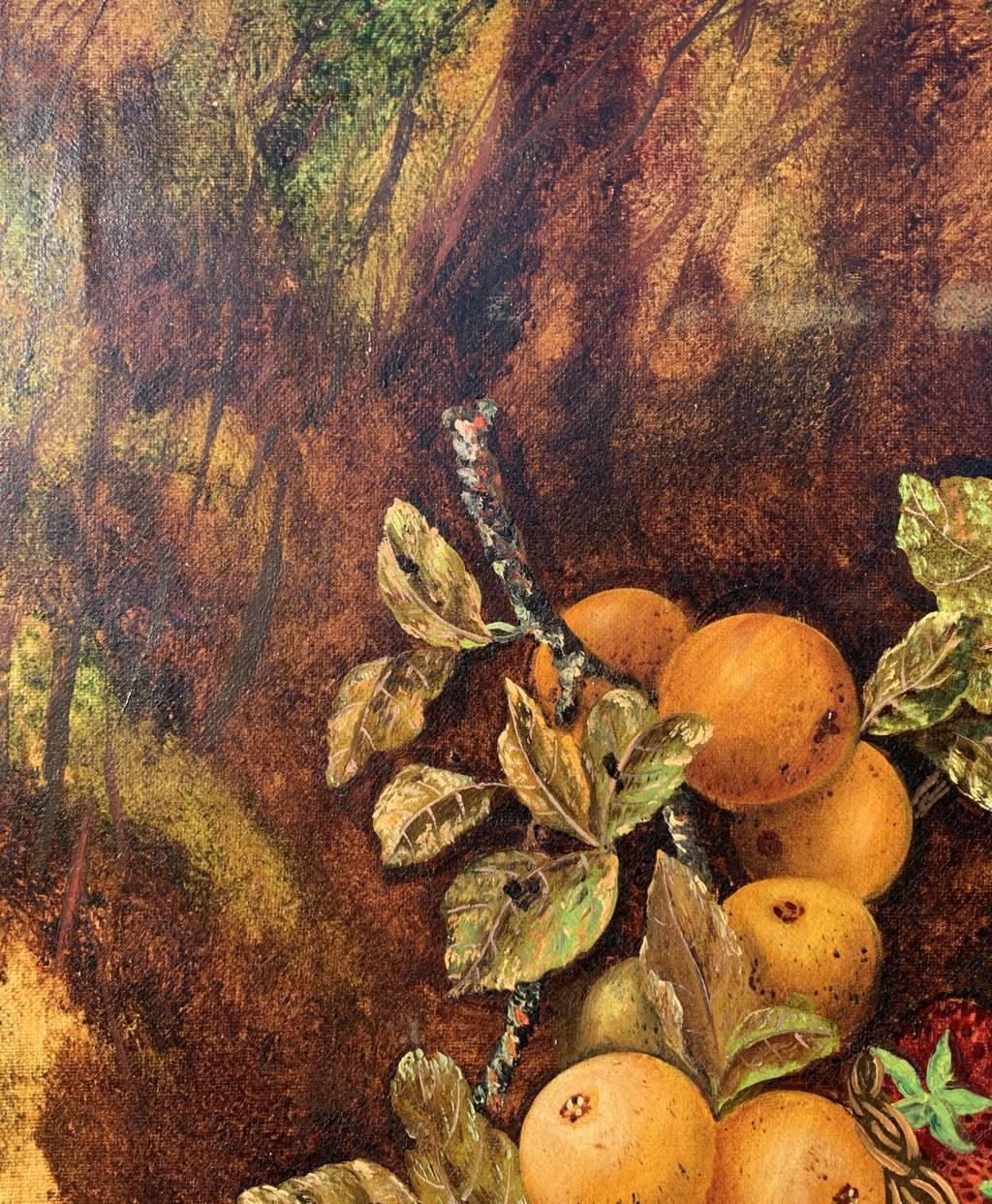 J. Clays ( Britischer Maler) – Stilllebengemälde des 19. Jahrhunderts – Früchte im Angebot 6