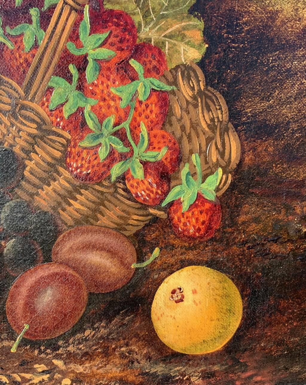 J. Clays (British painter) - 19th century Still Life painting - Fruits For Sale 1