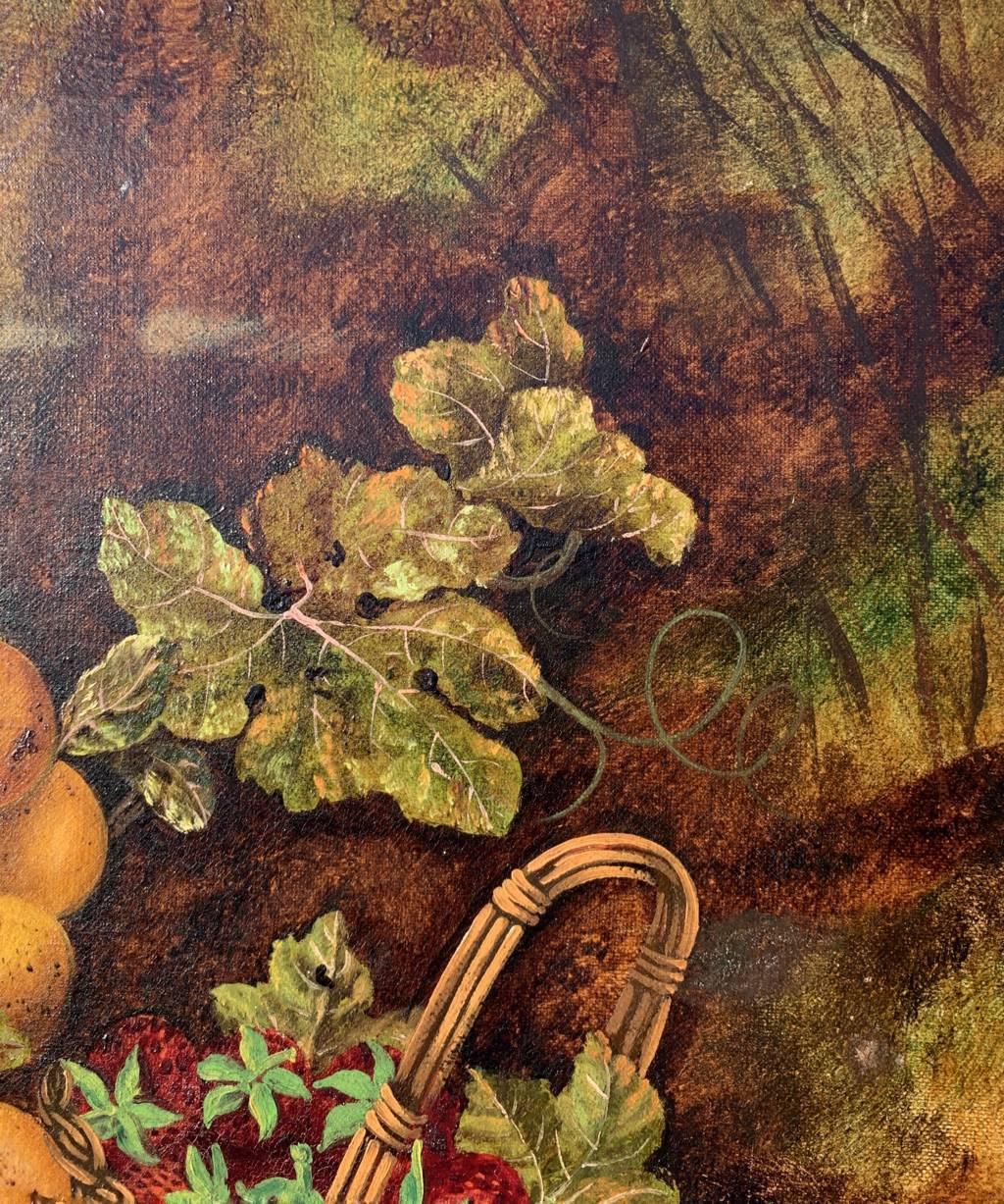 J. Clays ( Britischer Maler) – Stilllebengemälde des 19. Jahrhunderts – Früchte im Angebot 5