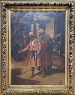 "Mendigo ciego en las calles de El Cairo"