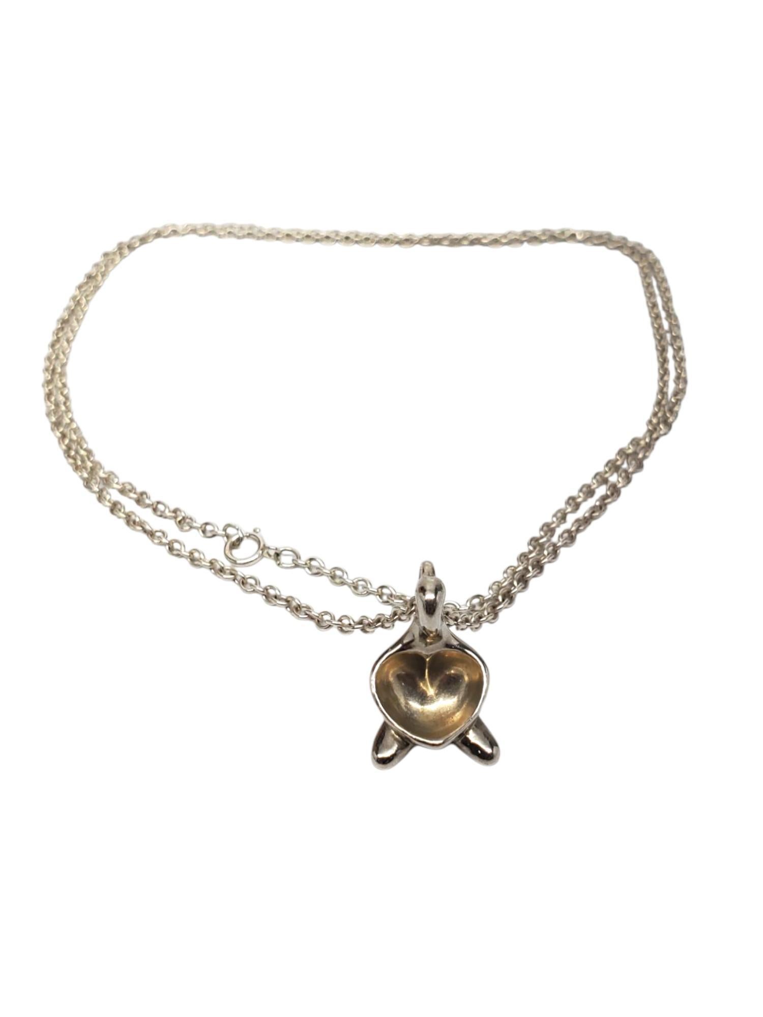 J. Cortese Collana con ciondolo a forma di figura Navajo in argento sterling #21613 in vendita 1