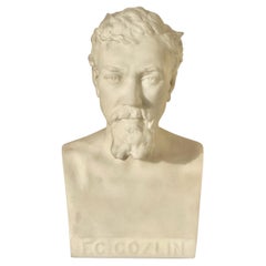 J. Cozlin - Mármol, Retrato de Joseph Hugues Fabisch