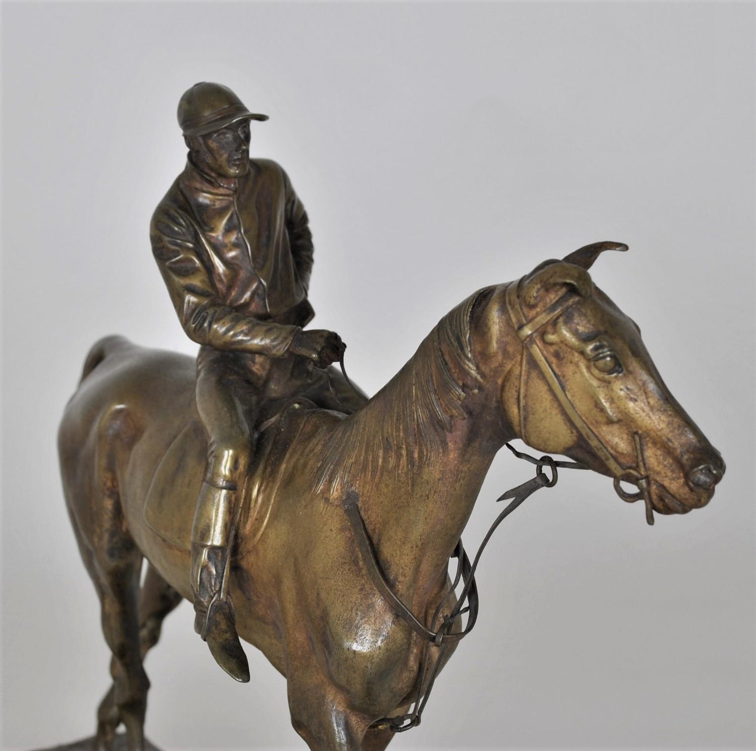J Cuvelier, Horse Rider in Bronze, Signed, XIXth Century 9
