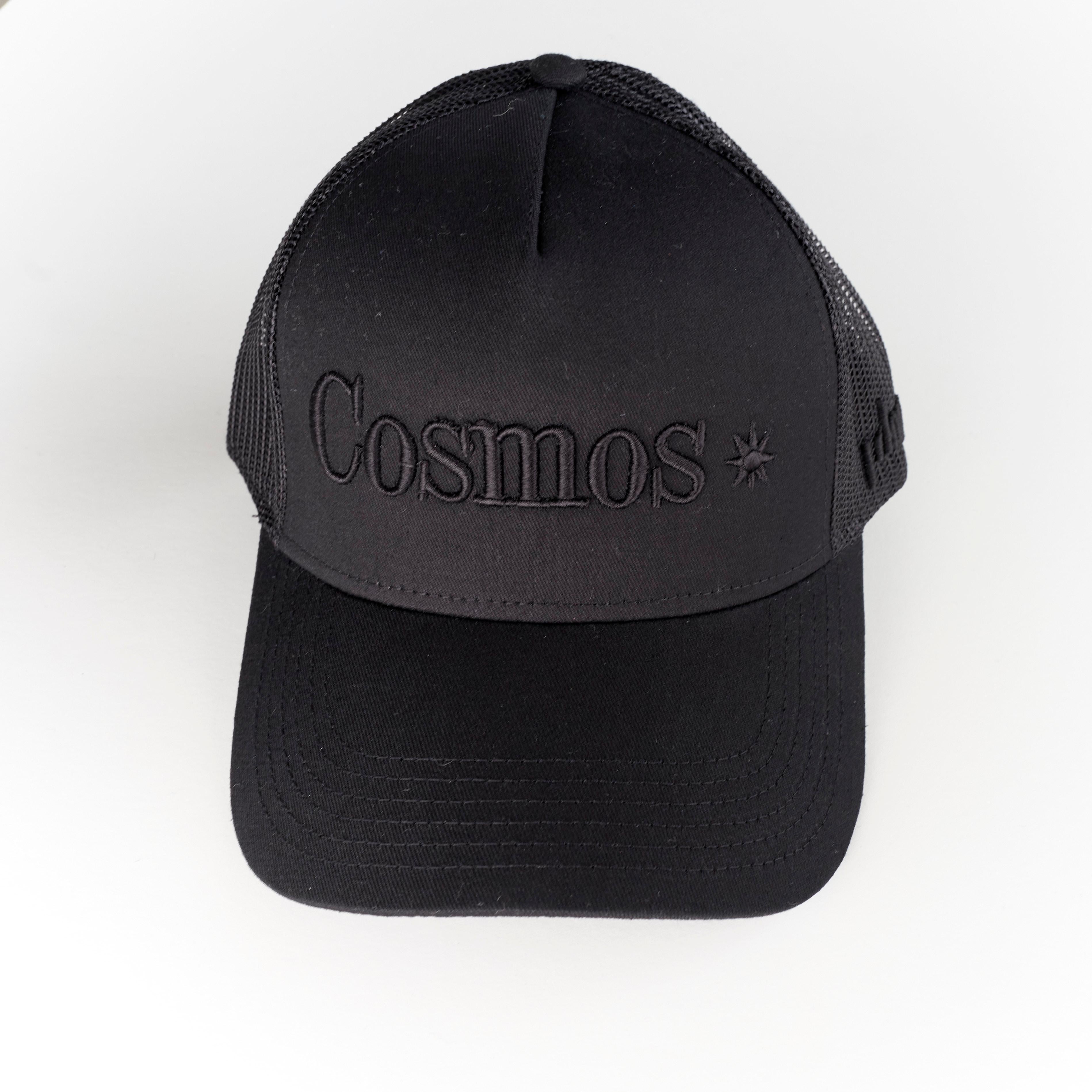 Hat Black Light Blue Cosmos Trucker J Dauphin 1